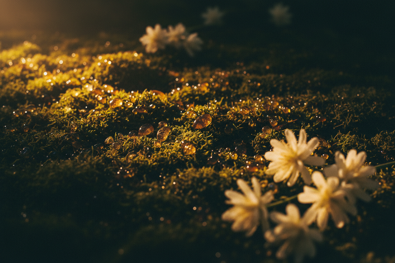 oakmoss, labdanum, ambrette. Cinematic