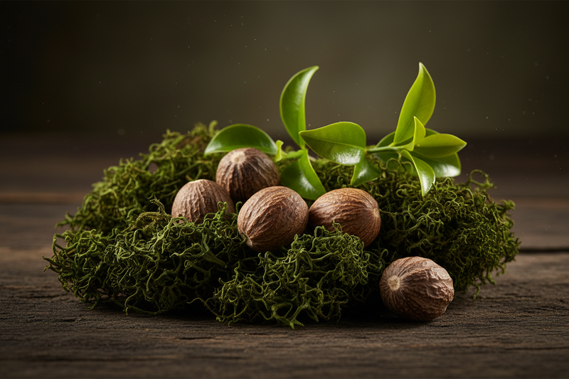 oakmoss, nutmeg, petitgrain. cinematic